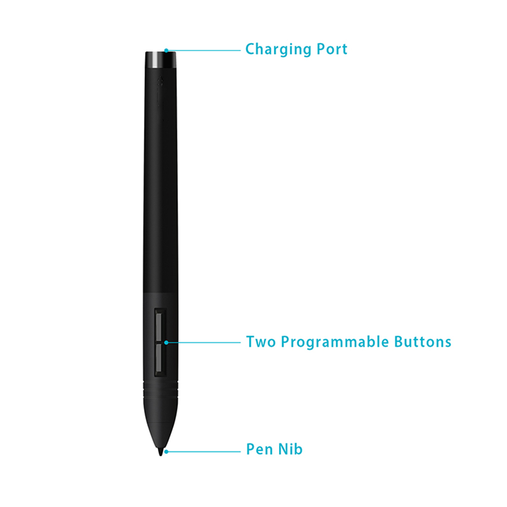 Huion Tablet Accessories - قلم رقمي قابل لإعادة الشحن PEN80
