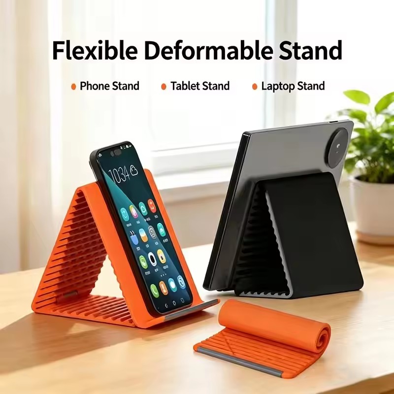 Laptop Tablet Accessories - حامل هاتف محمول مرن من السيليكون