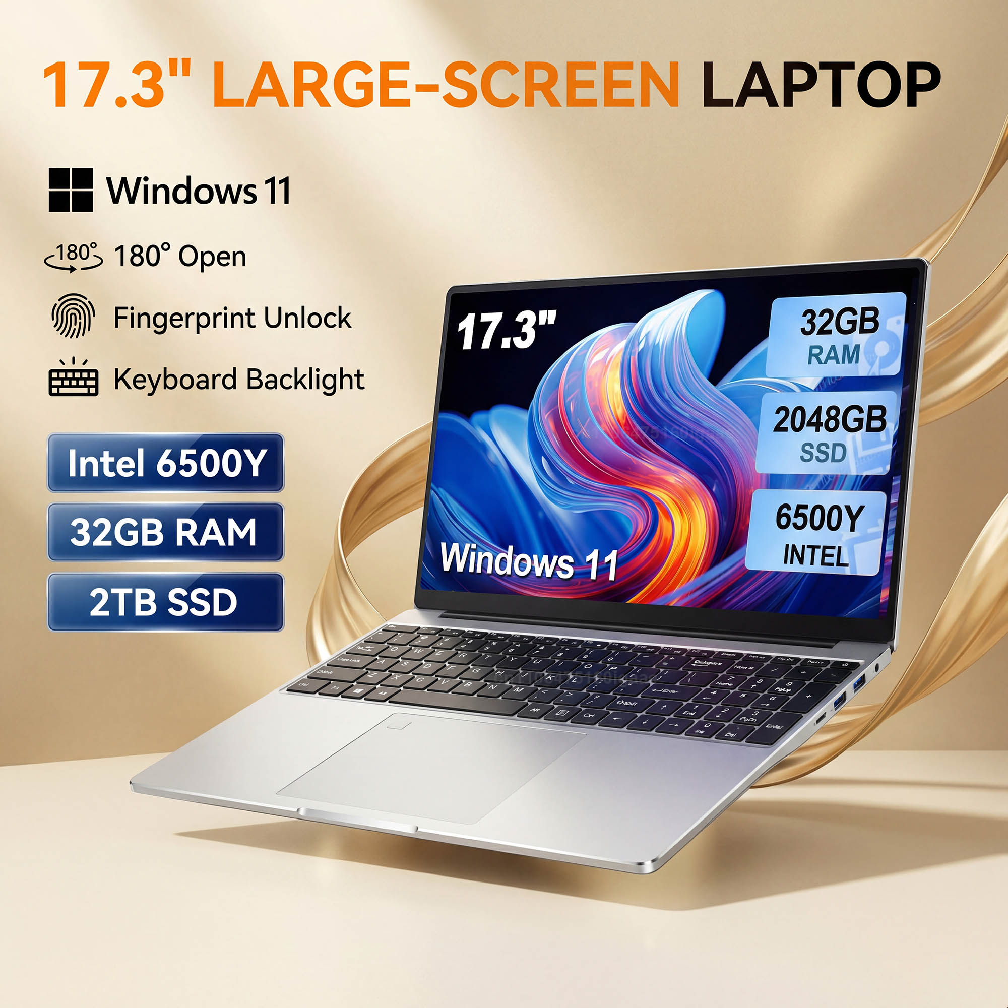Windows Tablet Accessories - كمبيوتر محمول جديد بشاشة كبيرة 17.3