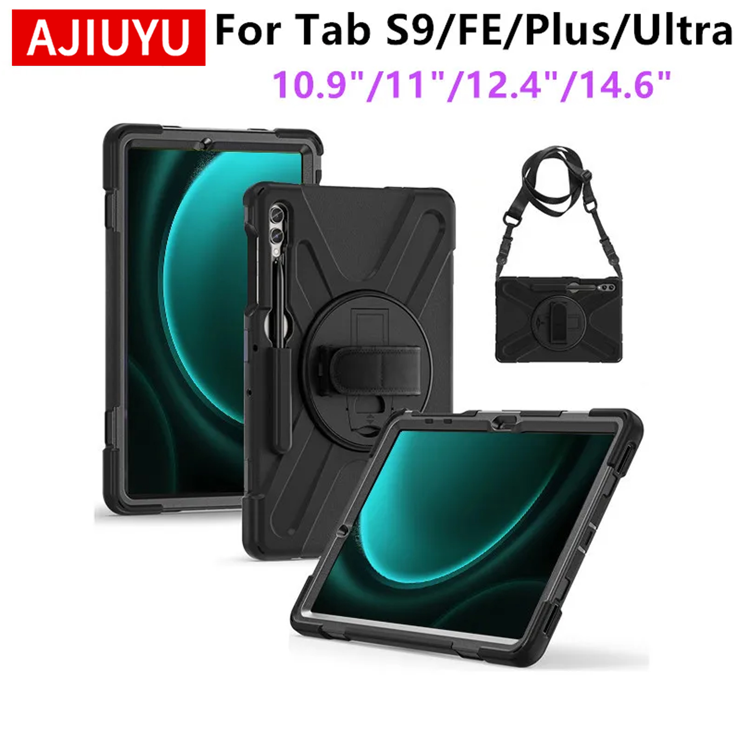 Samsung Tablet S10 Accessories - حافظة شديدة التحمل مضادة للصدمات لهاتف