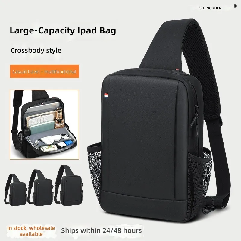 Tablet Accessories Bag - حقيبة آيباد كبيرة السعة للرجال مع