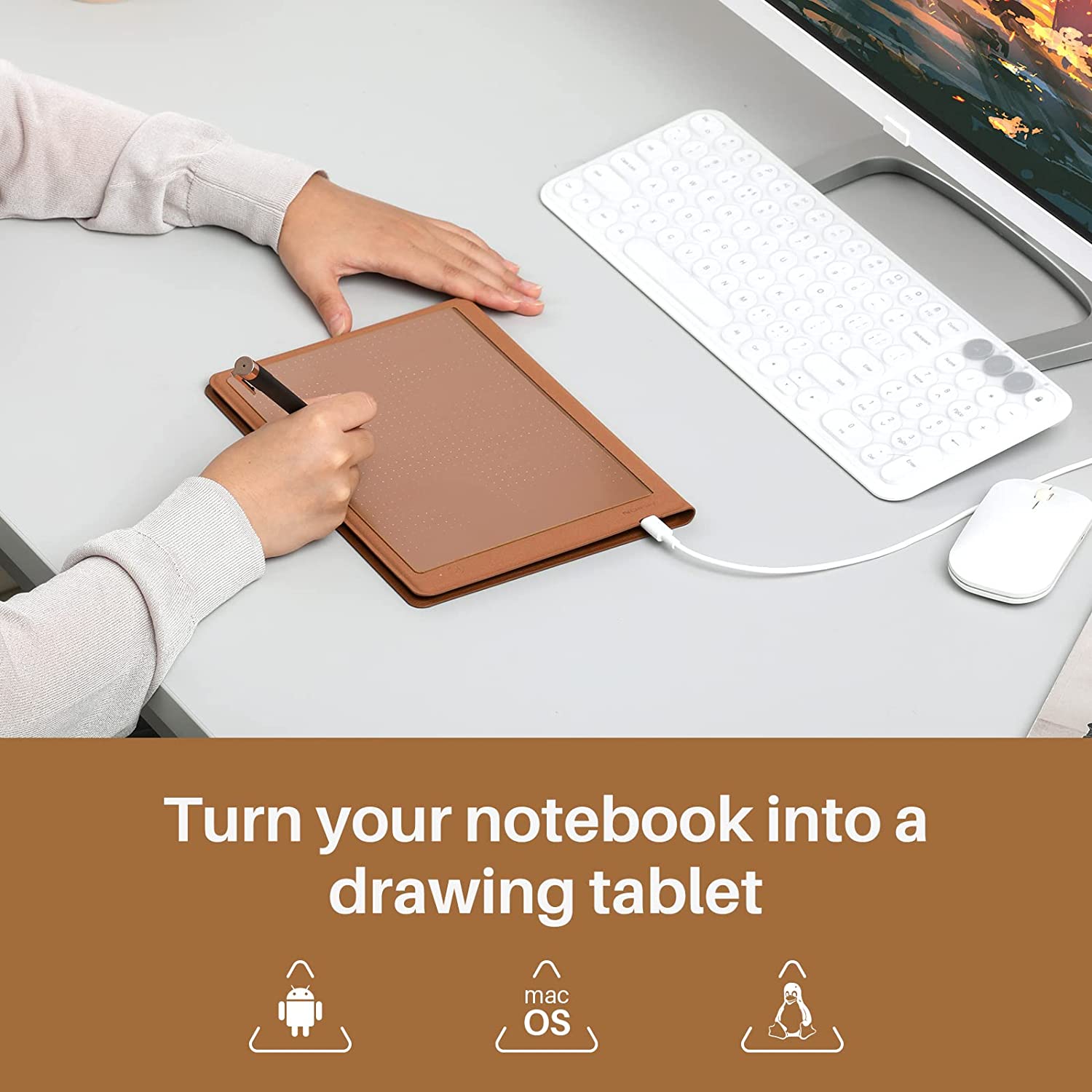دفتر ملاحظات ذكي من هويون، جها - مراجعة Huion Tablet Accessories وسعره