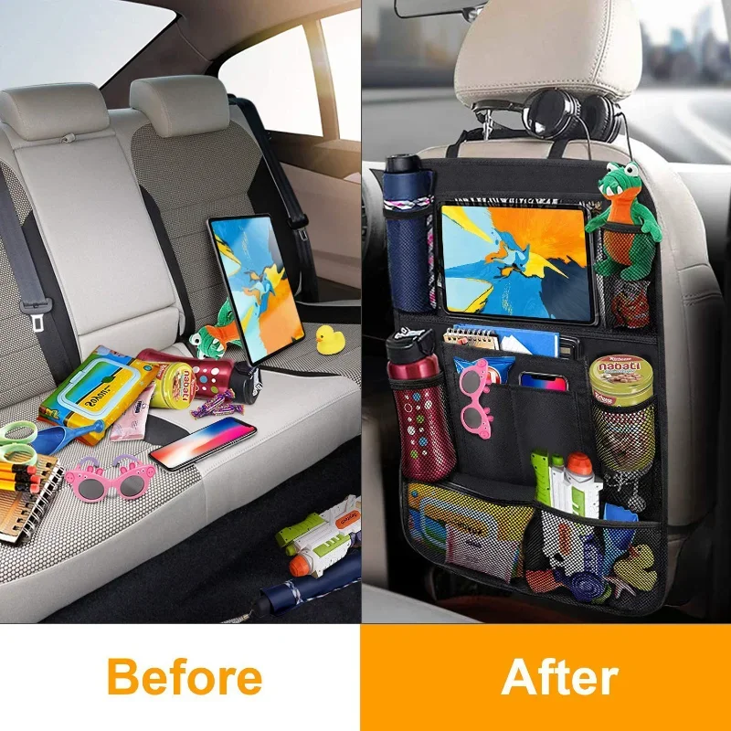 منظم المقعد الخلفي للسيارة مع  - مراجعة Tablet Accessories Bag وسعره
