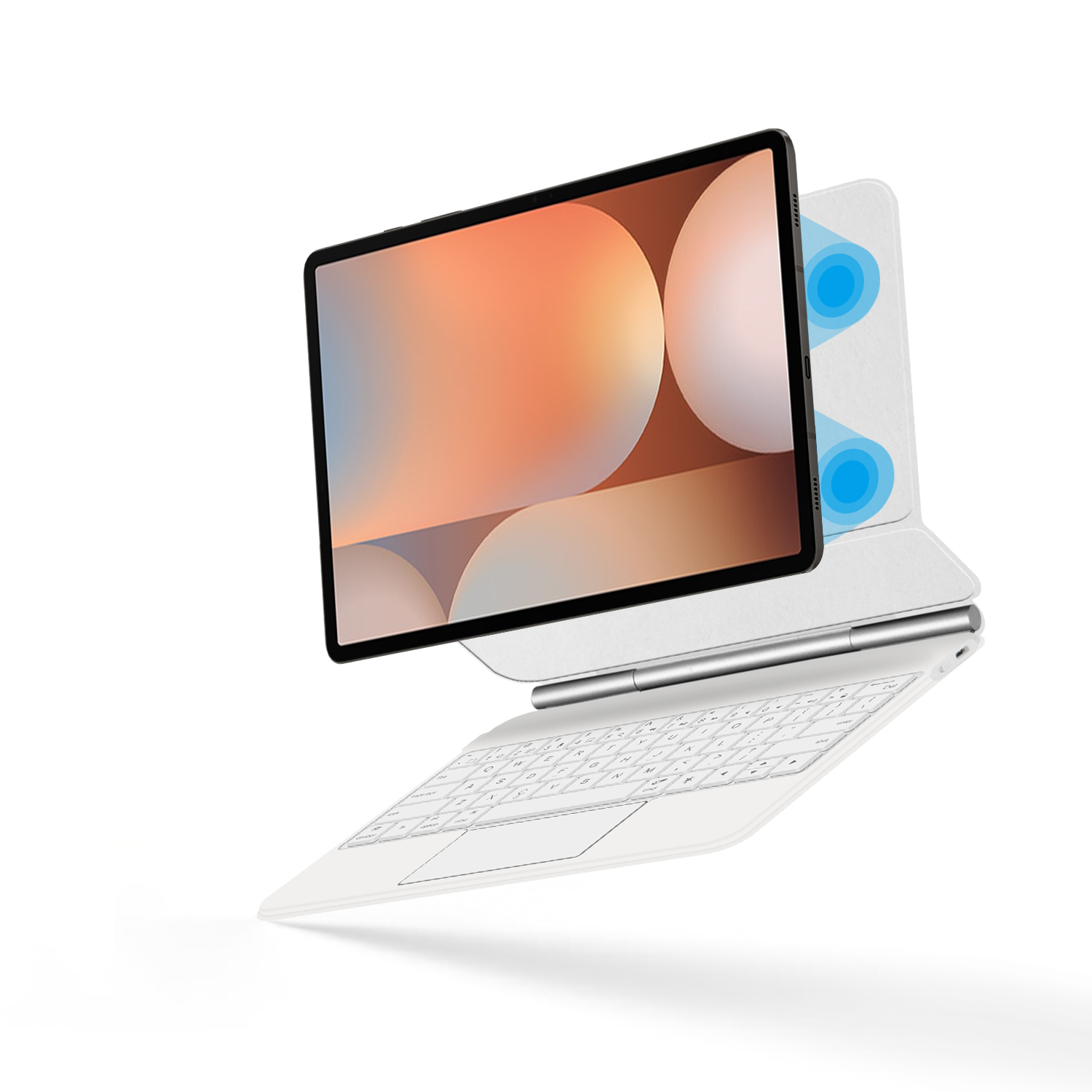 لوحة مفاتيح سحرية لهاتف سامسون - مراجعة Samsung Tablet S10 Accessories وسعره