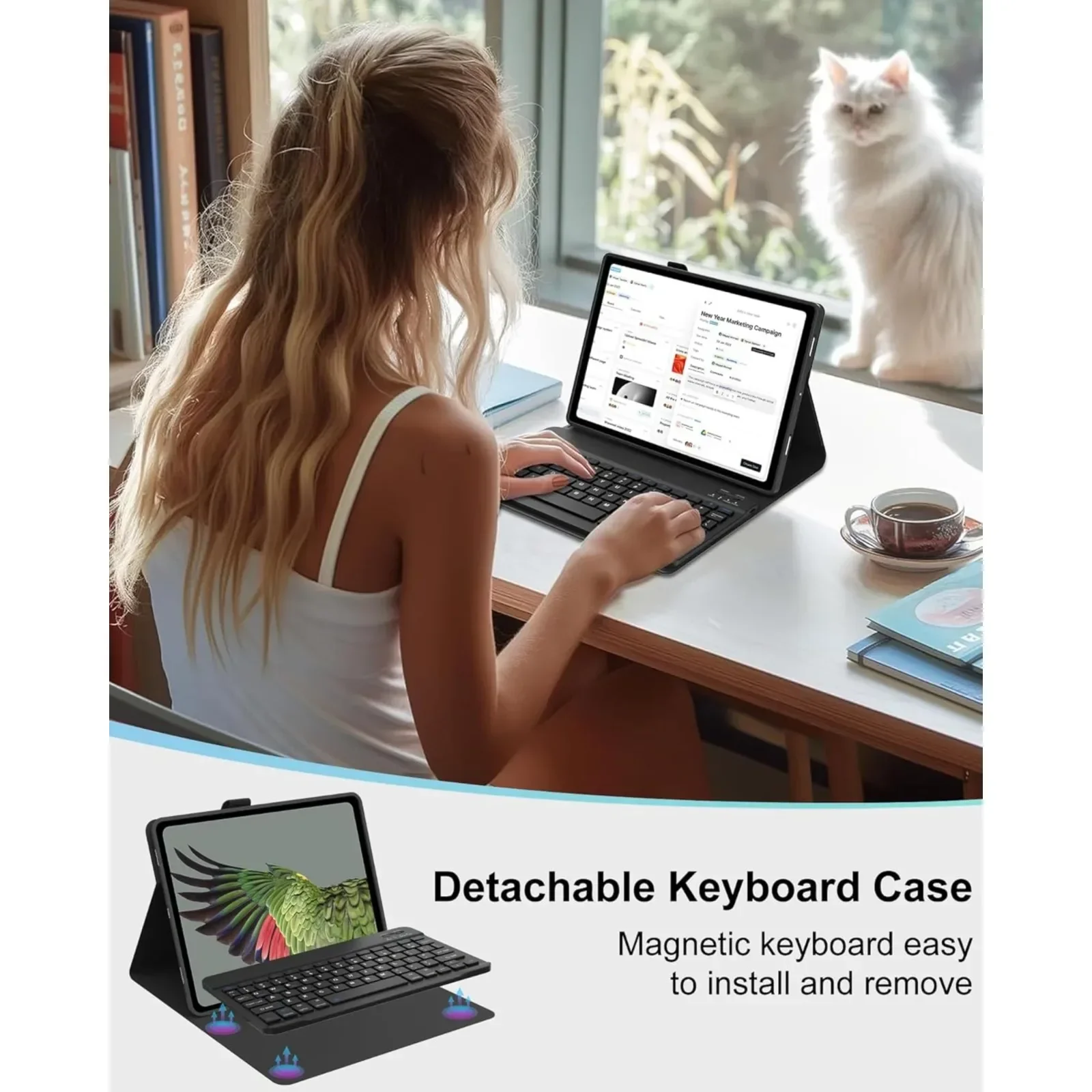 حافظة لوحة مفاتيح لجهاز سامسون - مراجعة Samsung Tablet With Accessories وسعره