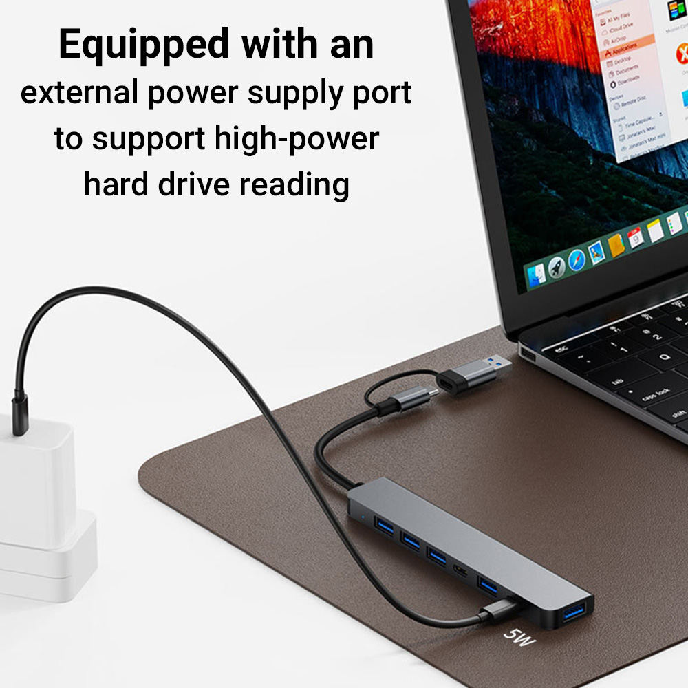 محطة إرساء USB-C و USB ثنائية  - مراجعة Tablet Reading Accessories وسعره