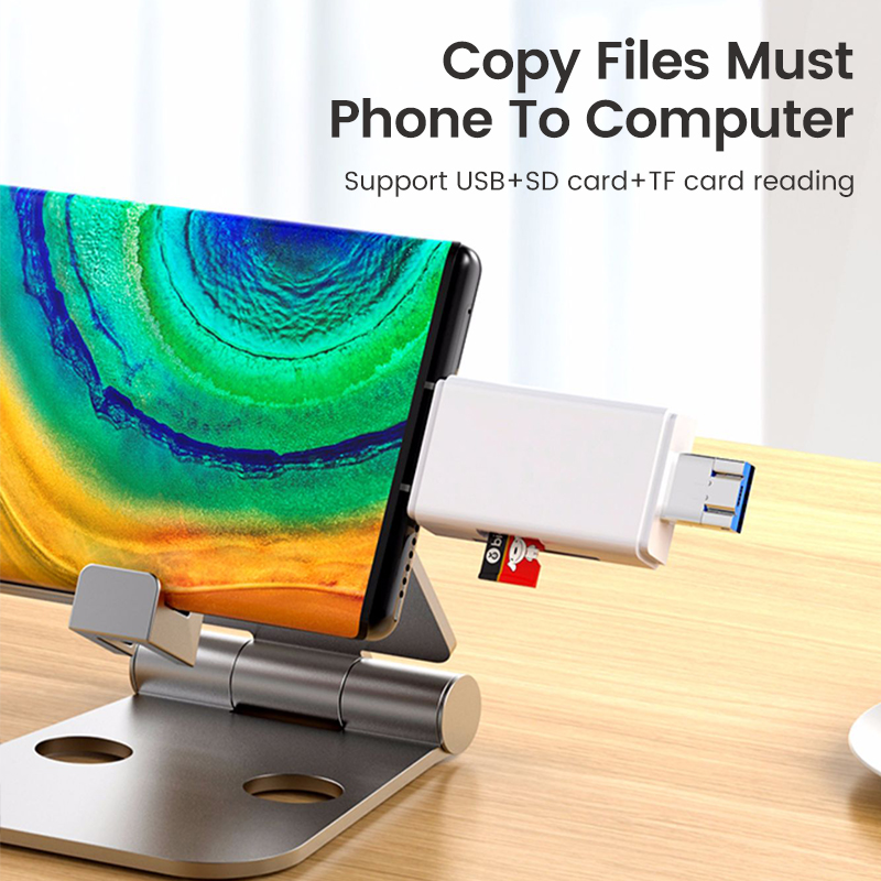 USB نوع C قارئ بطاقات 6 في 1 O - مراجعة Tablet Reading Accessories وسعره