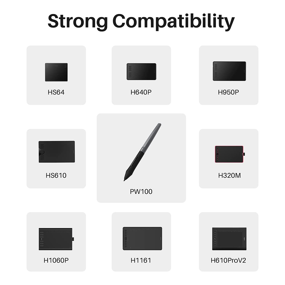 قلم رقمي من HUION PW100 بدون ب - مراجعة Huion Tablet Accessories وسعره