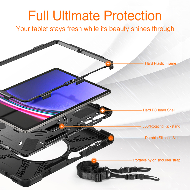 حافظة شديدة التحمل مضادة للصدم - مراجعة Samsung Tablet S10 Accessories وسعره