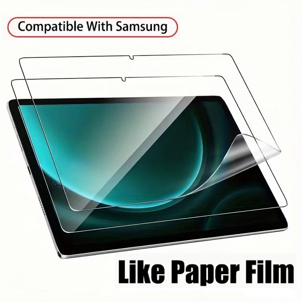 قطعتان من واقي الشاشة الورقي ا - مراجعة Samsung Tablet S10 Accessories وسعره
