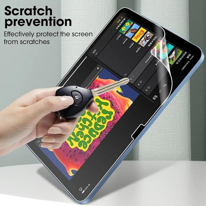 قطعتان من واقي الشاشة الورقي ا - مراجعة Samsung Tablet S10 Accessories وسعره