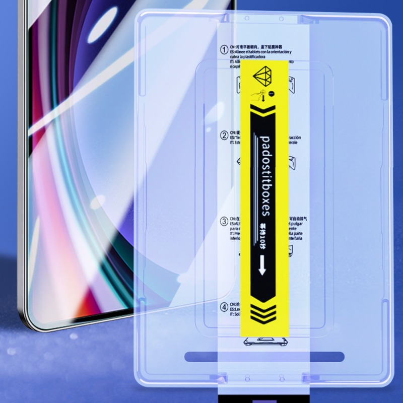 واقي شاشة من الزجاج المقوى مع  - مراجعة Samsung Tablet S10 Accessories وسعره