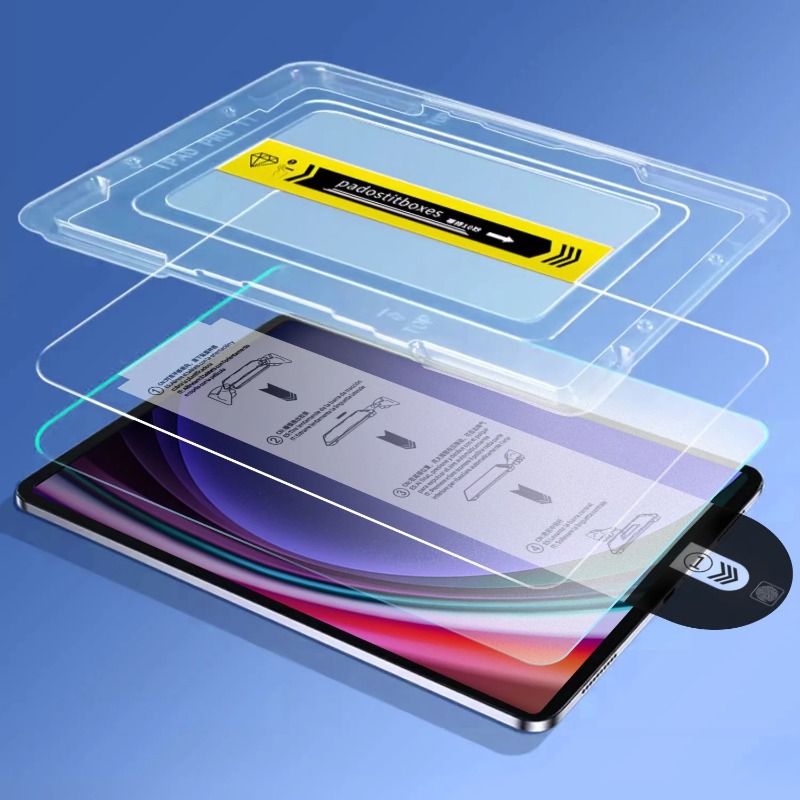 واقي شاشة من الزجاج المقوى مع  - مراجعة Samsung Tablet S10 Accessories وسعره