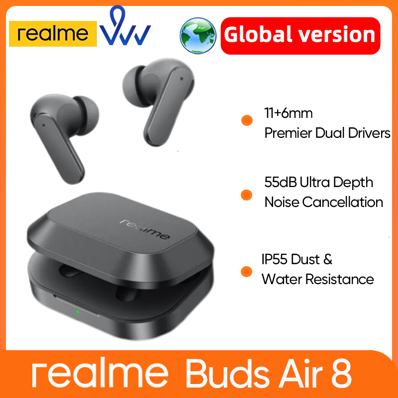 سماعات ريلمي بادز إير 8 النسخة - مراجعة Realme Tablet Accessories وسعره
