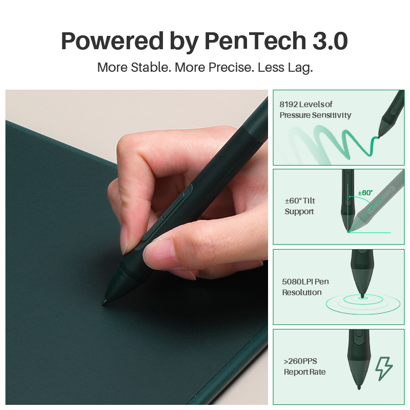 Huion Inspiroy 2 M H951P أقراص - مراجعة Huion Tablet Accessories وسعره
