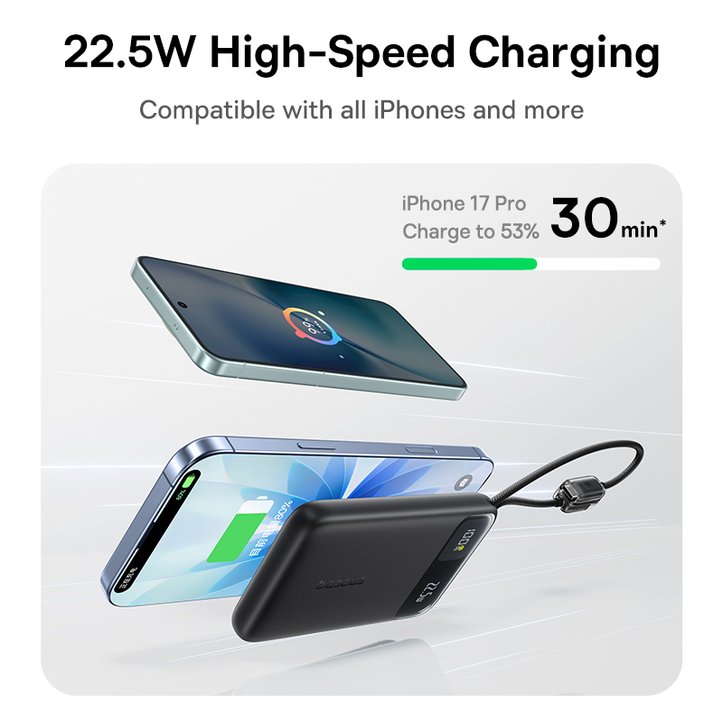 Baseus 10000mAh قوة البنك 22.5 - مراجعة Accessories For Android Tablet وسعره