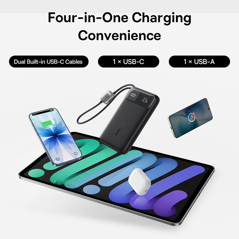 Baseus 10000mAh قوة البنك 22.5 - مراجعة Accessories For Android Tablet وسعره