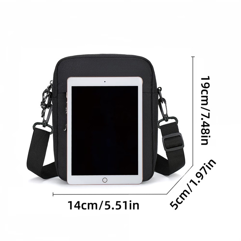 حقيبة كروس بودي مربعة بسيطة لل - مراجعة Tablet Accessories Bag وسعره