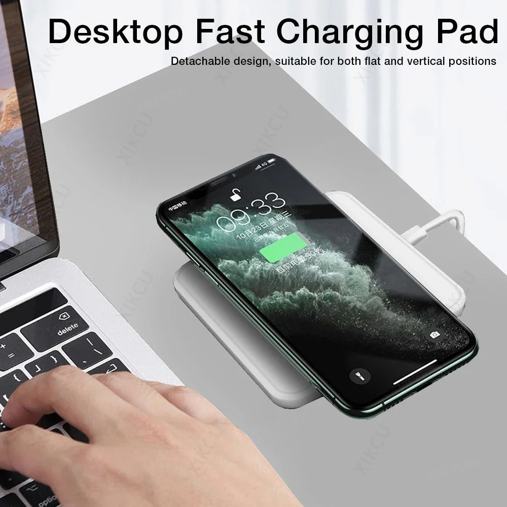 سطح المكتب حامل هاتف قابل للإز - مراجعة Wireless Charging Pad وسعره