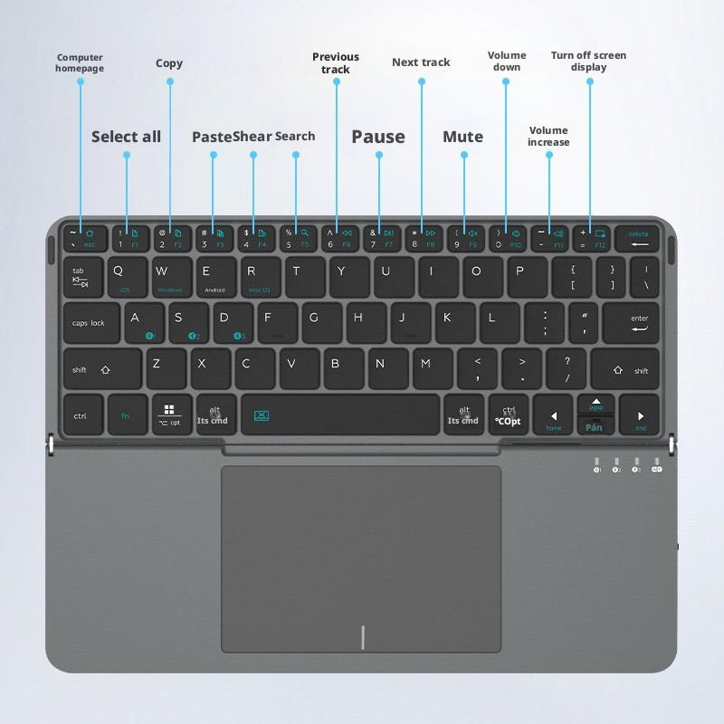 لوحة مفاتيح قابلة للطي لجهاز I - مراجعة Accessories For Android Tablet وسعره